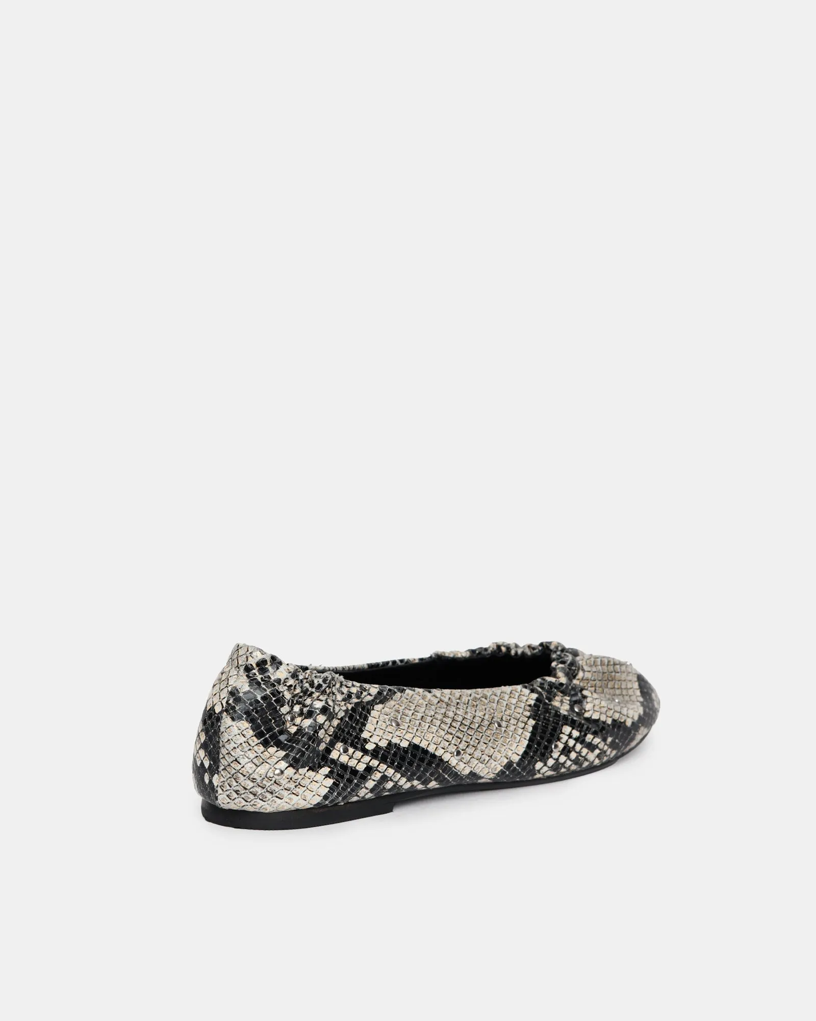 Montagine Ballet Flat Python / Silver