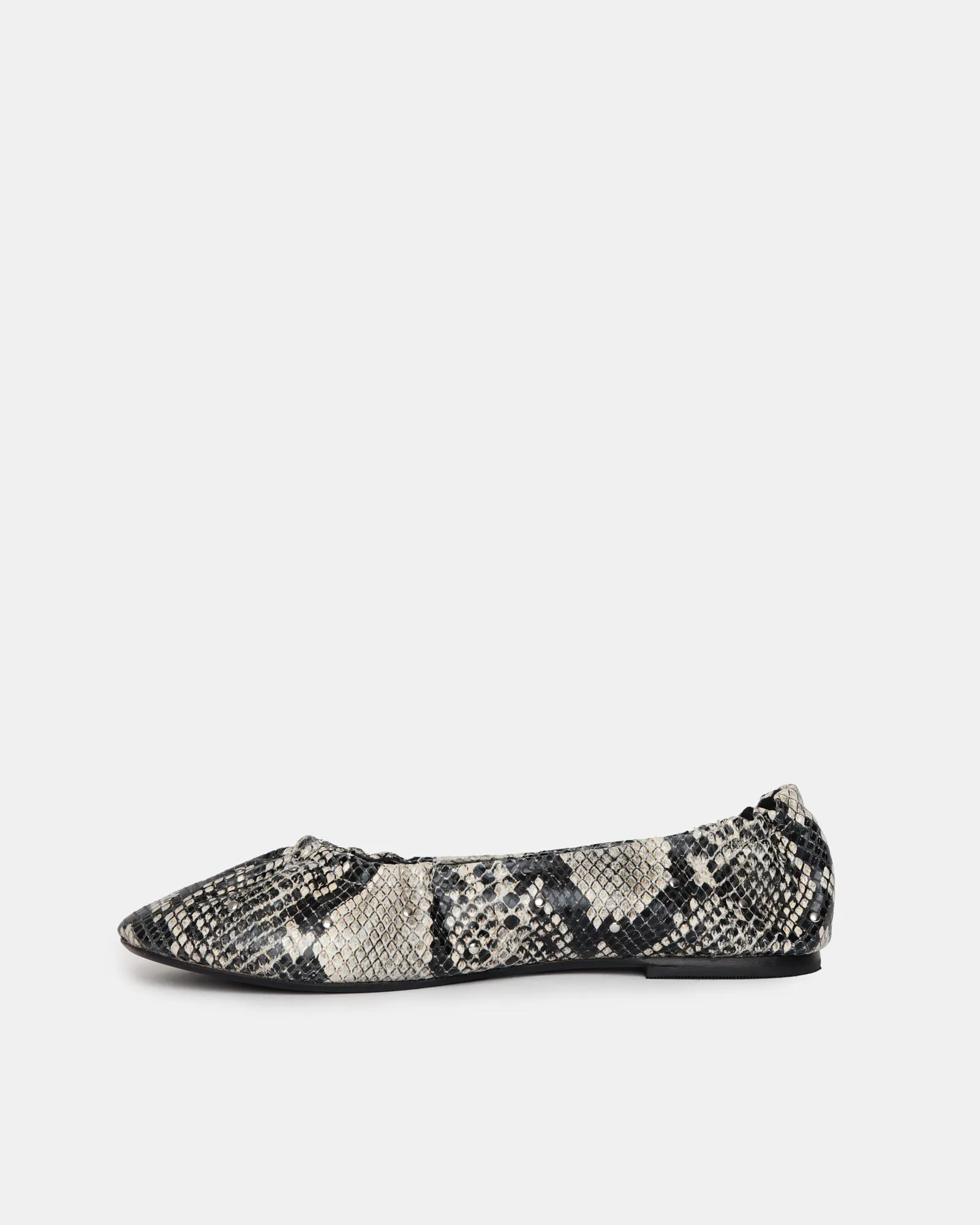 Montagine Ballet Flat Python / Silver