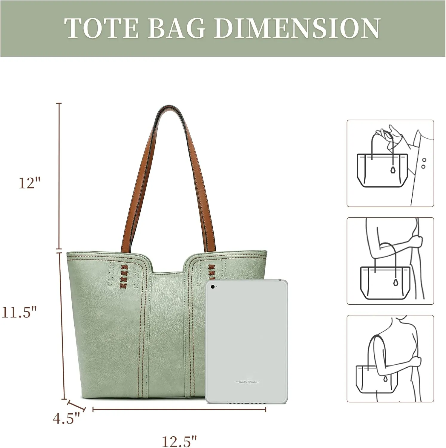 Montana West Tote Bag for Women Top Handle Satchel Purse