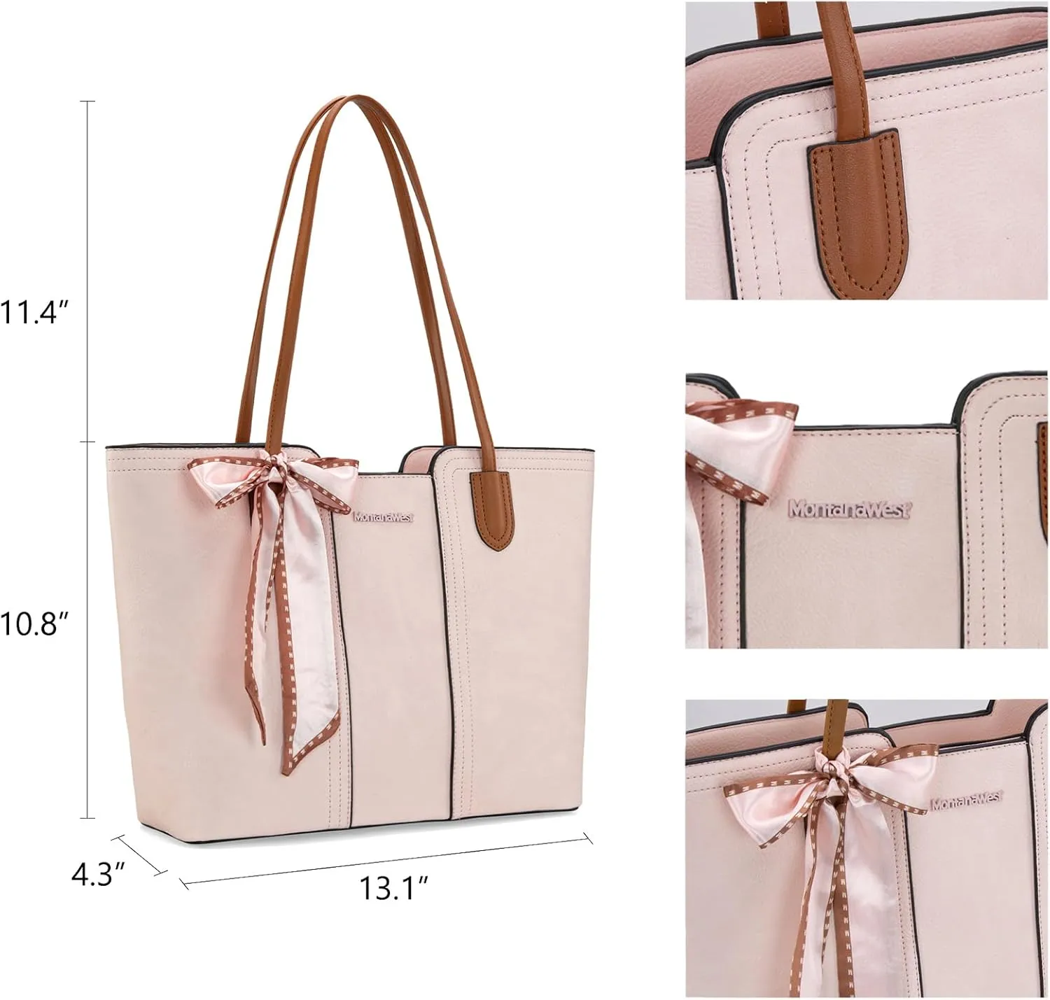 Montana West Tote Bags for Women Medium Top Handle Satchel Purses