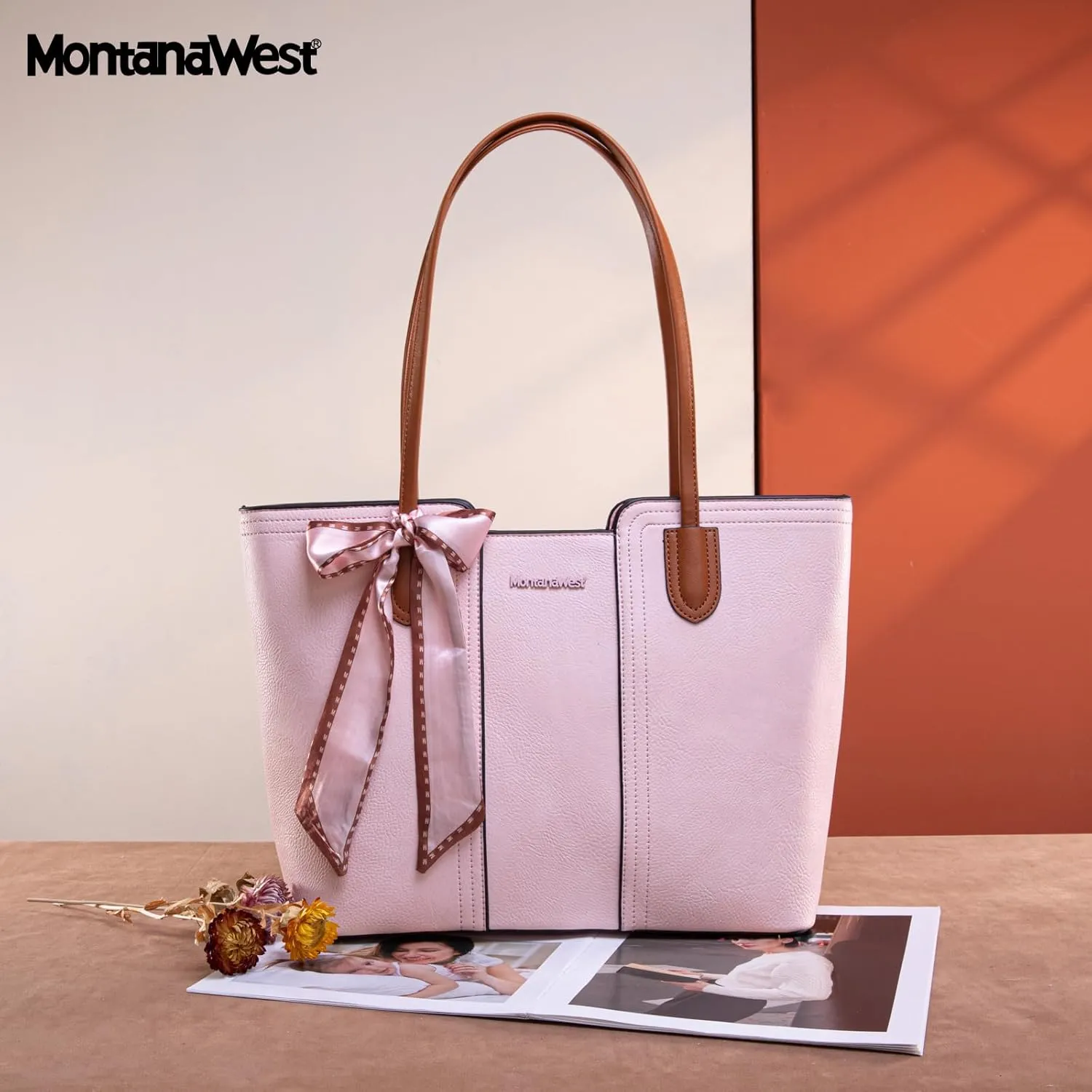 Montana West Tote Bags for Women Medium Top Handle Satchel Purses