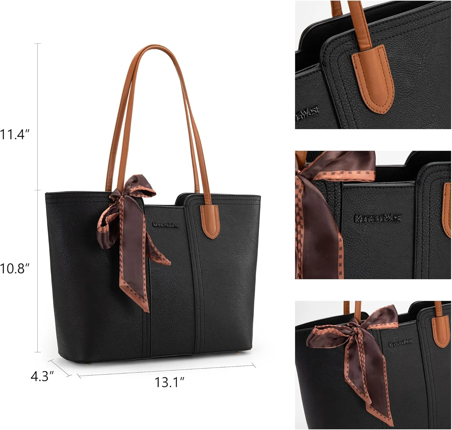 Montana West Tote Bags for Women Medium Top Handle Satchel Purses