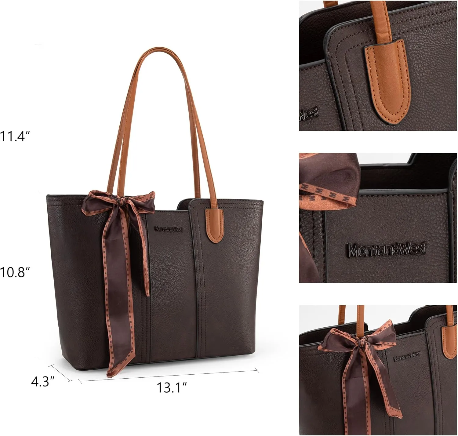 Montana West Tote Bags for Women Medium Top Handle Satchel Purses