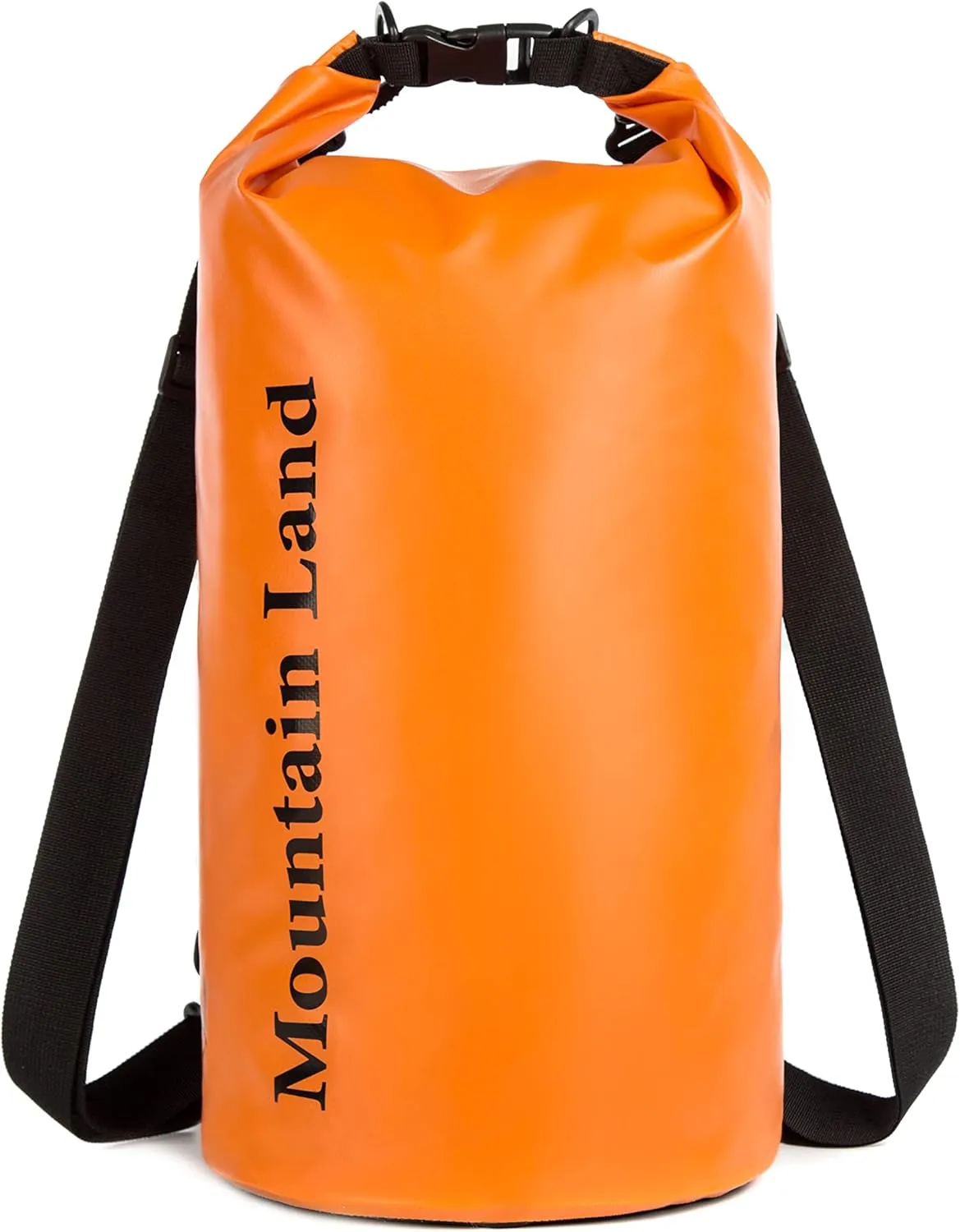 Mountain Land Waterproof Beach Dry Bag 30L Roll Top Backpack Boat Bag Dry Sack for Kayaking Rafting Fishing Hiking Camping Orange