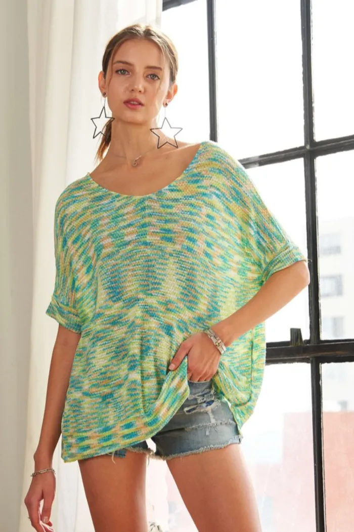 Multi Color Lightweight Sweater