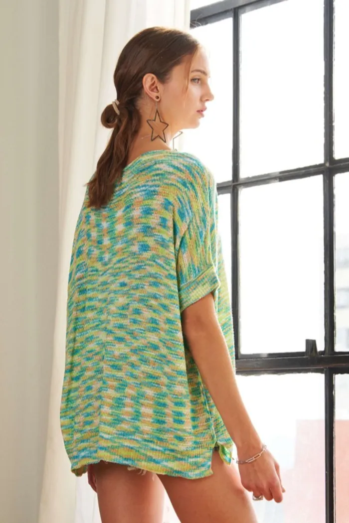 Multi Color Lightweight Sweater