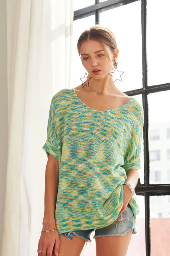 Multi Color Lightweight Sweater