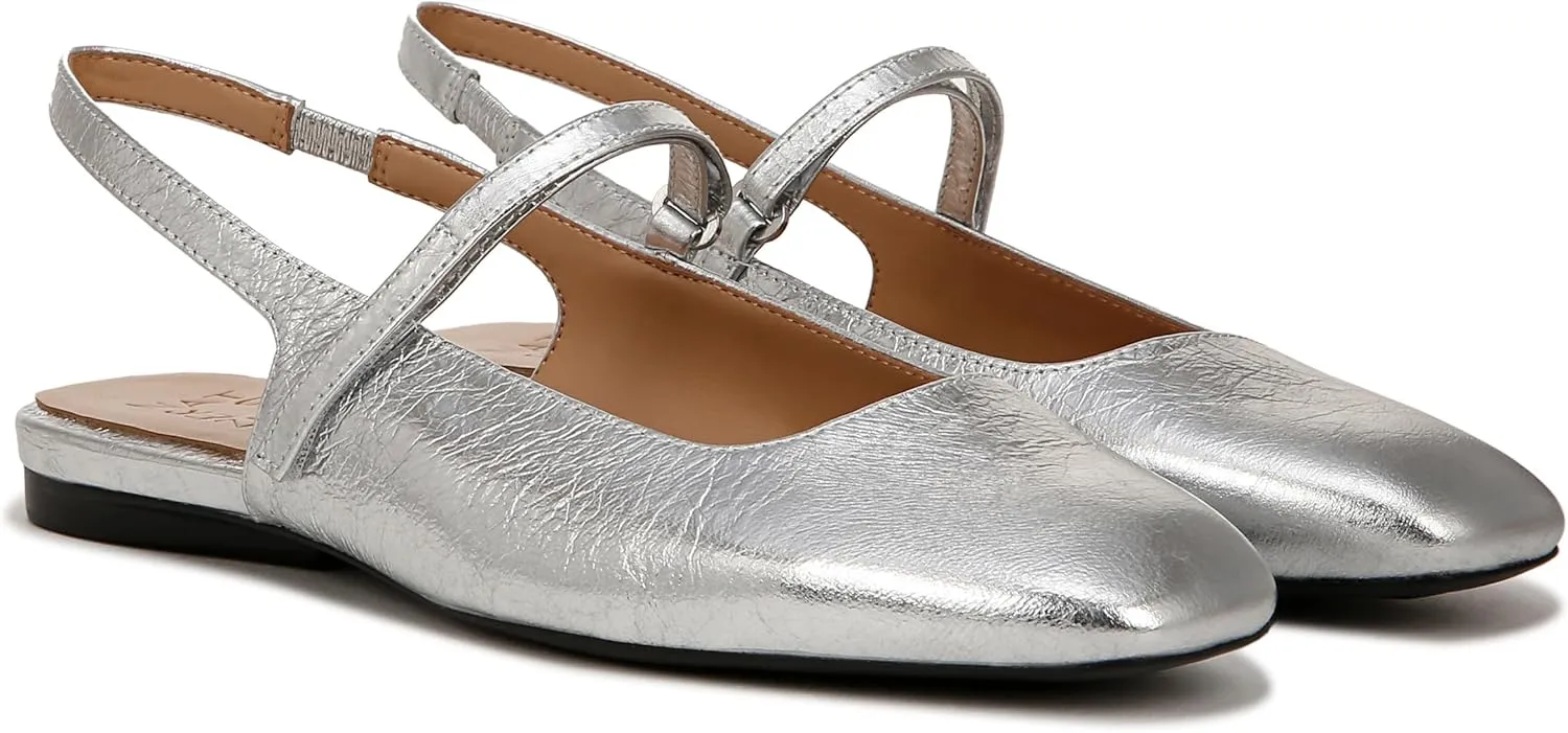 Naturalizer Womens Connie Mary Jane Slingback Ballet Flat