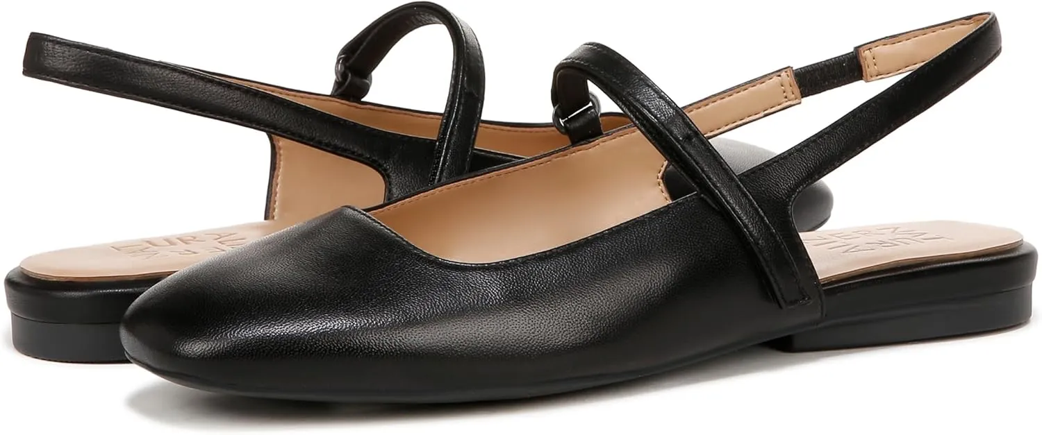 Naturalizer Womens Connie Mary Jane Slingback Ballet Flat