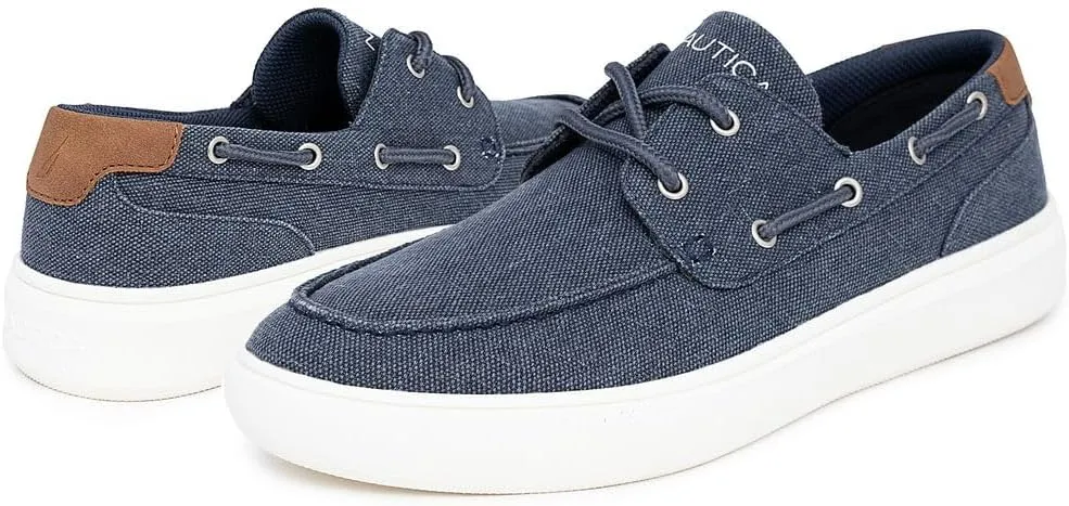 Nautica Men's Boat Shoe Casual Loafers Comfort Sneaker - Walking Moccasin (Slip-On/Lace-Up)