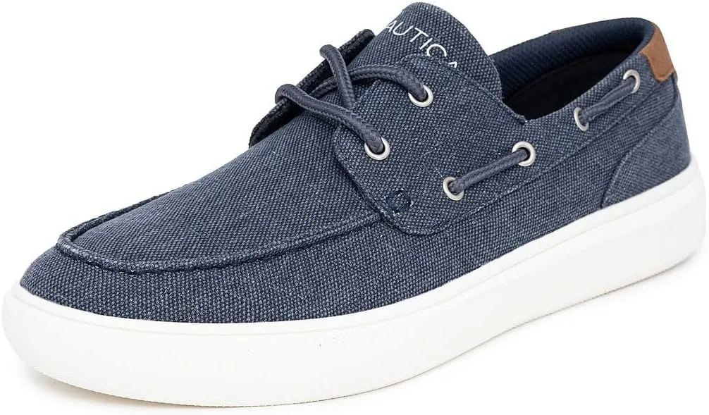 Nautica Men's Boat Shoe Casual Loafers Comfort Sneaker - Walking Moccasin (Slip-On/Lace-Up)