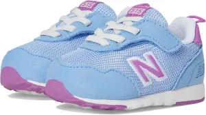 New Balance Baby 515 V1 New-b Hook and Loop Sneaker, Electric Sky/Passion Fruit, 3.5 Wide US Unisex Infant