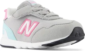 New Balance Baby 515 V1 New-b Hook and Loop Sneaker, Rain Cloud/Reflection/Signal Pink, 4 Wide US Unisex Infant