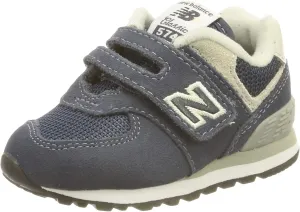 New Balance Baby-Boy's 574 V1 Evergreen Hook and Loop Sneaker