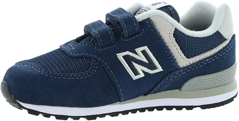 New Balance Baby-Boy's 574 V1 Evergreen Hook and Loop Sneaker
