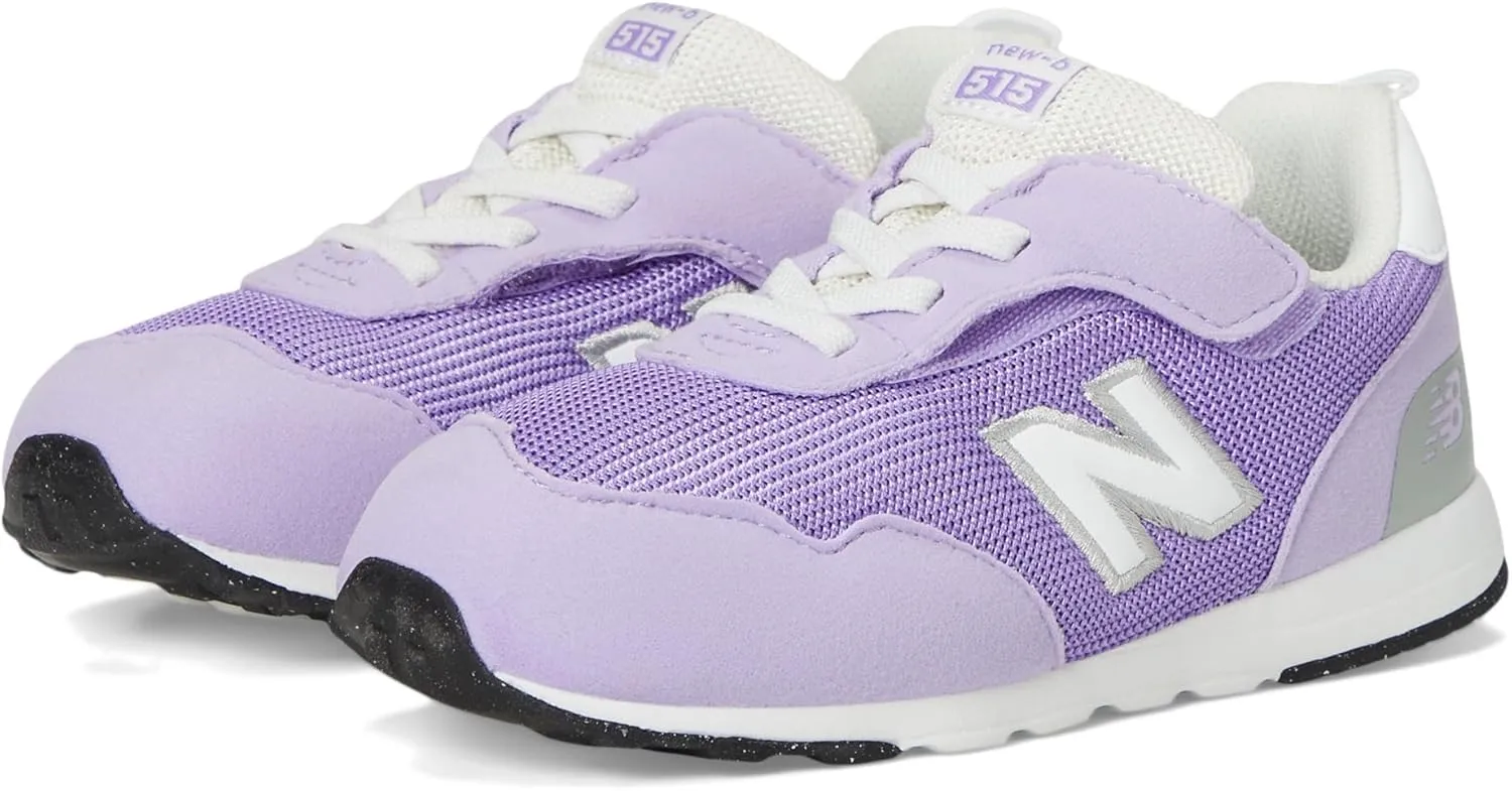 New Balance Kids 515 V1 New-b Hook and Loop Sneaker, Lilac Glo/Violet Crush, 9 X-Wide US Unisex Toddler