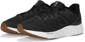 New Balance KIds Arishi Fresh Foam v4 Sneaker, BLACK/PHANTOM, 3.5 W Big Kid (8-12 Years)