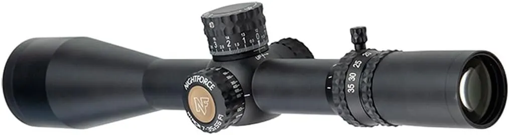 Nightforce ATACR 7-35x56mm F1 34mm Tube Durable Precise Illuminated Black Gun Scope - ZeroSet Parallax Adjustable First Focal Plane Hunting Scope