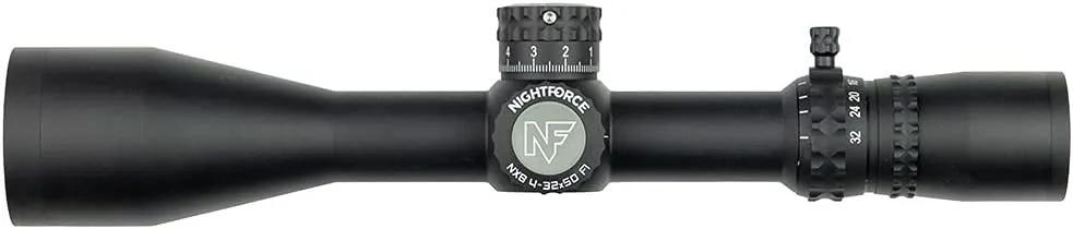 Nightforce NX8 4-32x50mm F1 30mm Tube Illuminated Gun Scope - Durable Precise ZeroSet Parallax Adjustable First Focal Plane Black Hunting Scope