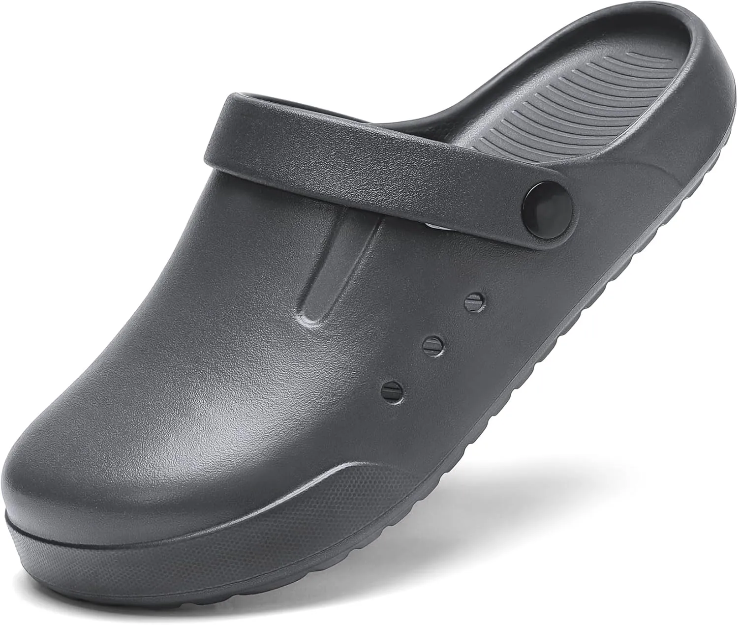 Nihaoya Clogs for Men and Womens Garden Shoes Slip-on Outdoor Beach Slippers Comfort Slip Resistant Sandals Lightweight Breathable
