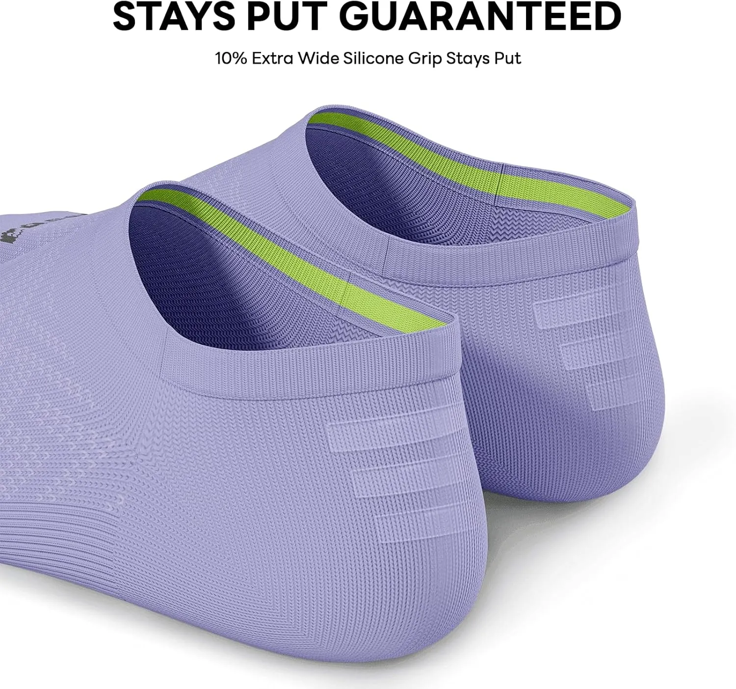 No Show Socks Women, 8 Pairs Low Cut Ankle Non Slip Casual Invisible Liner Athletic Running Socks
