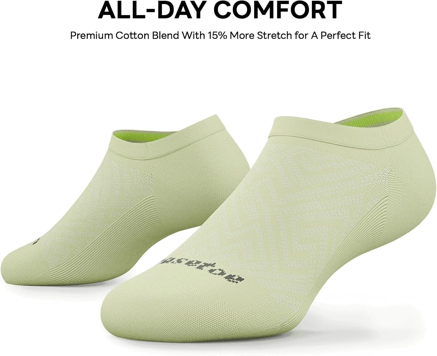No Show Socks Women, 8 Pairs Low Cut Ankle Non Slip Casual Invisible Liner Athletic Running Socks