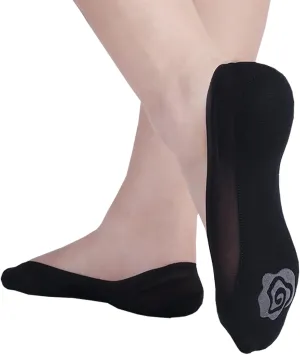 No Show Socks Women Ultra Low Cut Liner Socks for Flats Thin Non Slip Hidden Invisible Socks Nylon Boat Line 4/6 Packs