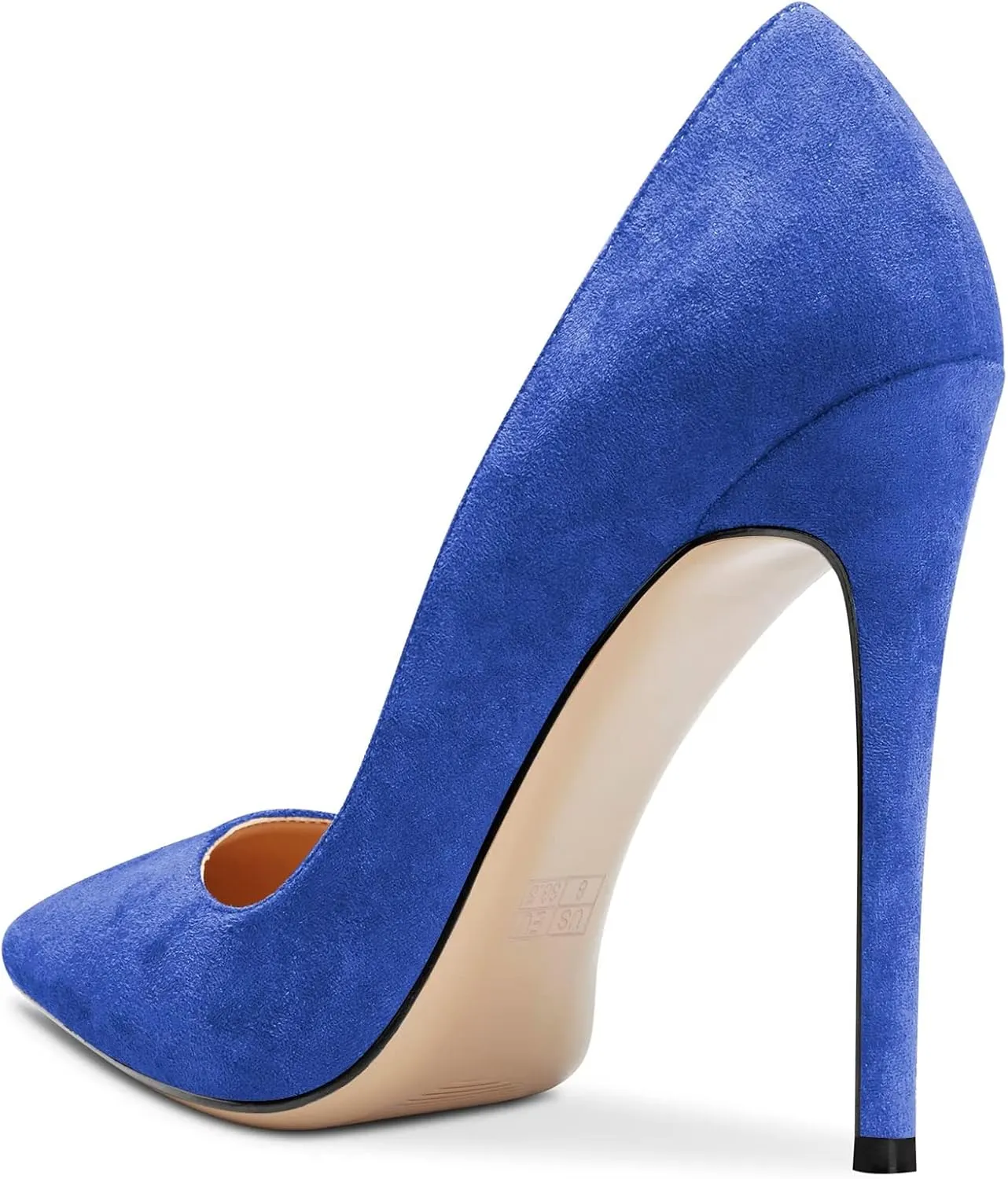 NobleOnly Women Stiletto High Heel Pointed Toe Pumps Slip-on Office Sexy Classic Shoes
