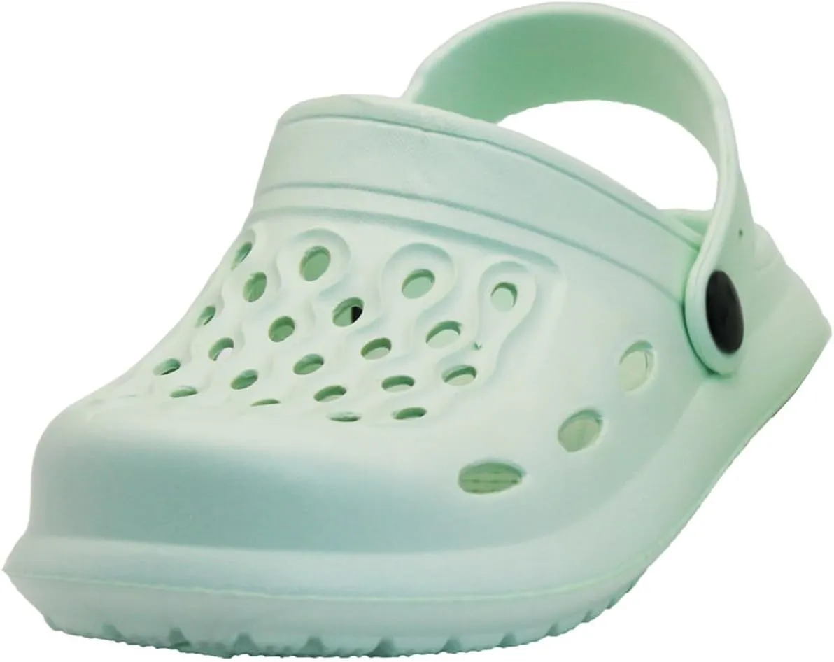 Non-Slip Garden Clogs for Women and Men, Slip On Shower Shoes Heel Strap Mules Sandals Lightweight Slippers Beach Home Casual Wear Soft Air Cushion Sole Slides