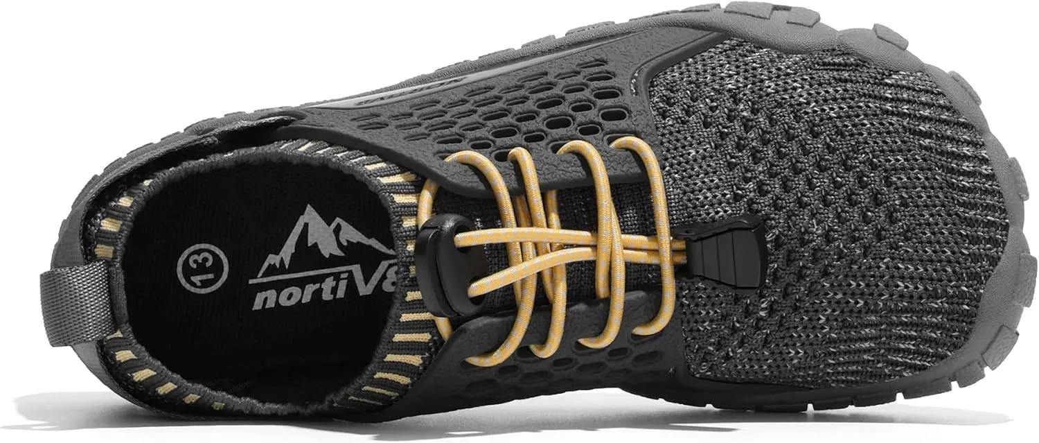 NORTIV 8 Kids Water Shoes, Lightweight Quick Dry Barefoot Athletic Aqua Sports Shoes for Boys & Girls, Outdoor, Summer