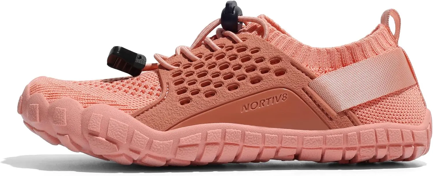 NORTIV 8 Kids Water Shoes, Lightweight Quick Dry Barefoot Athletic Aqua Sports Shoes for Boys & Girls, Outdoor, Summer