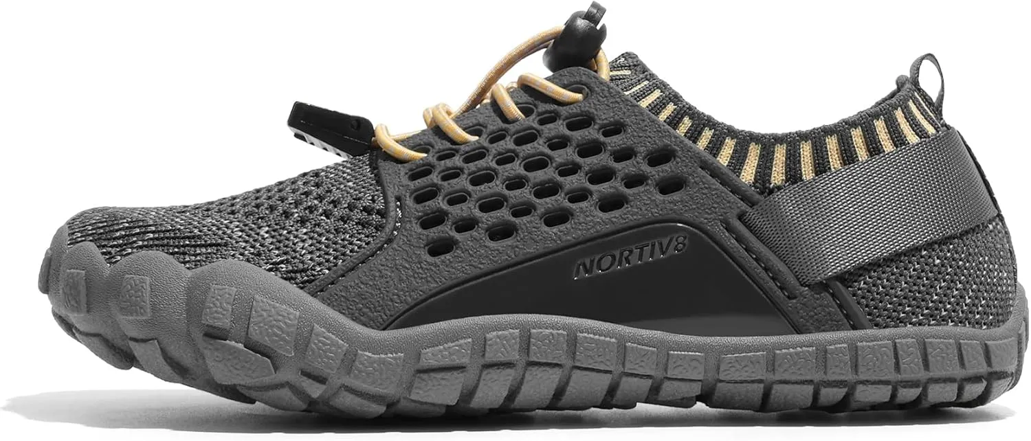 NORTIV 8 Kids Water Shoes, Lightweight Quick Dry Barefoot Athletic Aqua Sports Shoes for Boys & Girls, Outdoor, Summer