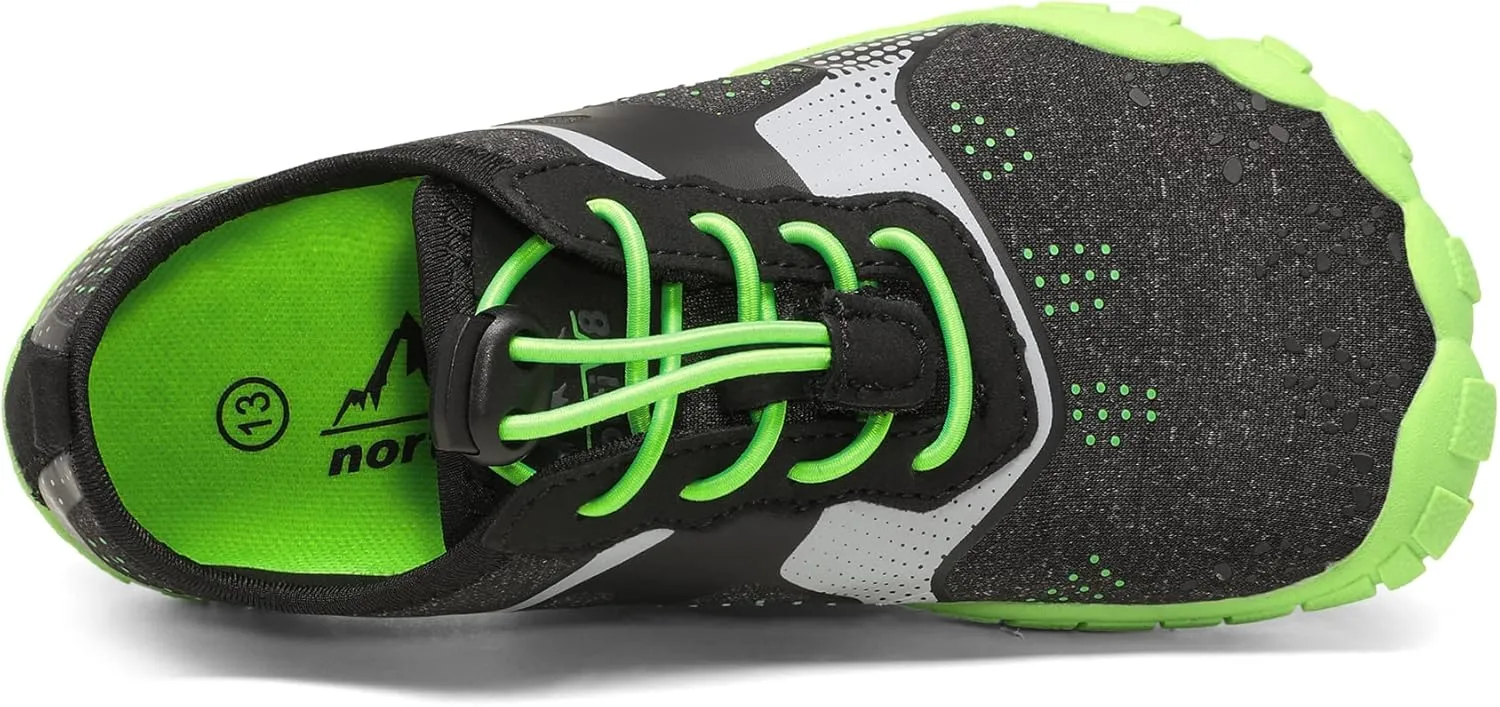 NORTIV 8 Kids Water Shoes, Lightweight Quick Dry Barefoot Athletic Aqua Sports Shoes for Boys & Girls, Outdoor, Summer