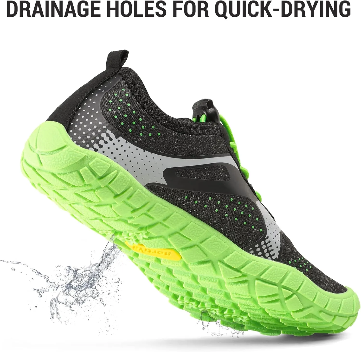 NORTIV 8 Kids Water Shoes, Lightweight Quick Dry Barefoot Athletic Aqua Sports Shoes for Boys & Girls, Outdoor, Summer