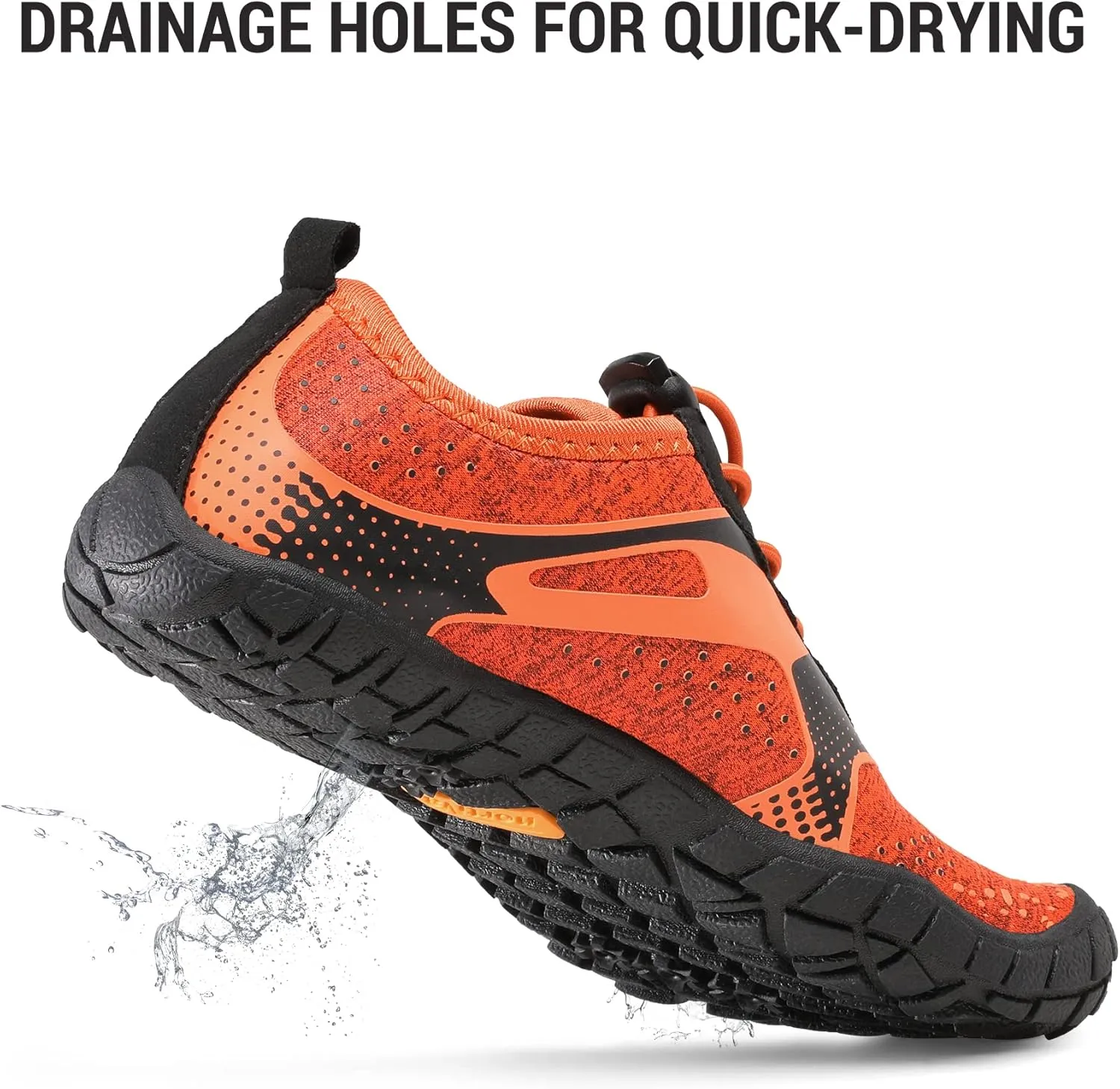 NORTIV 8 Kids Water Shoes, Lightweight Quick Dry Barefoot Athletic Aqua Sports Shoes for Boys & Girls, Outdoor, Summer