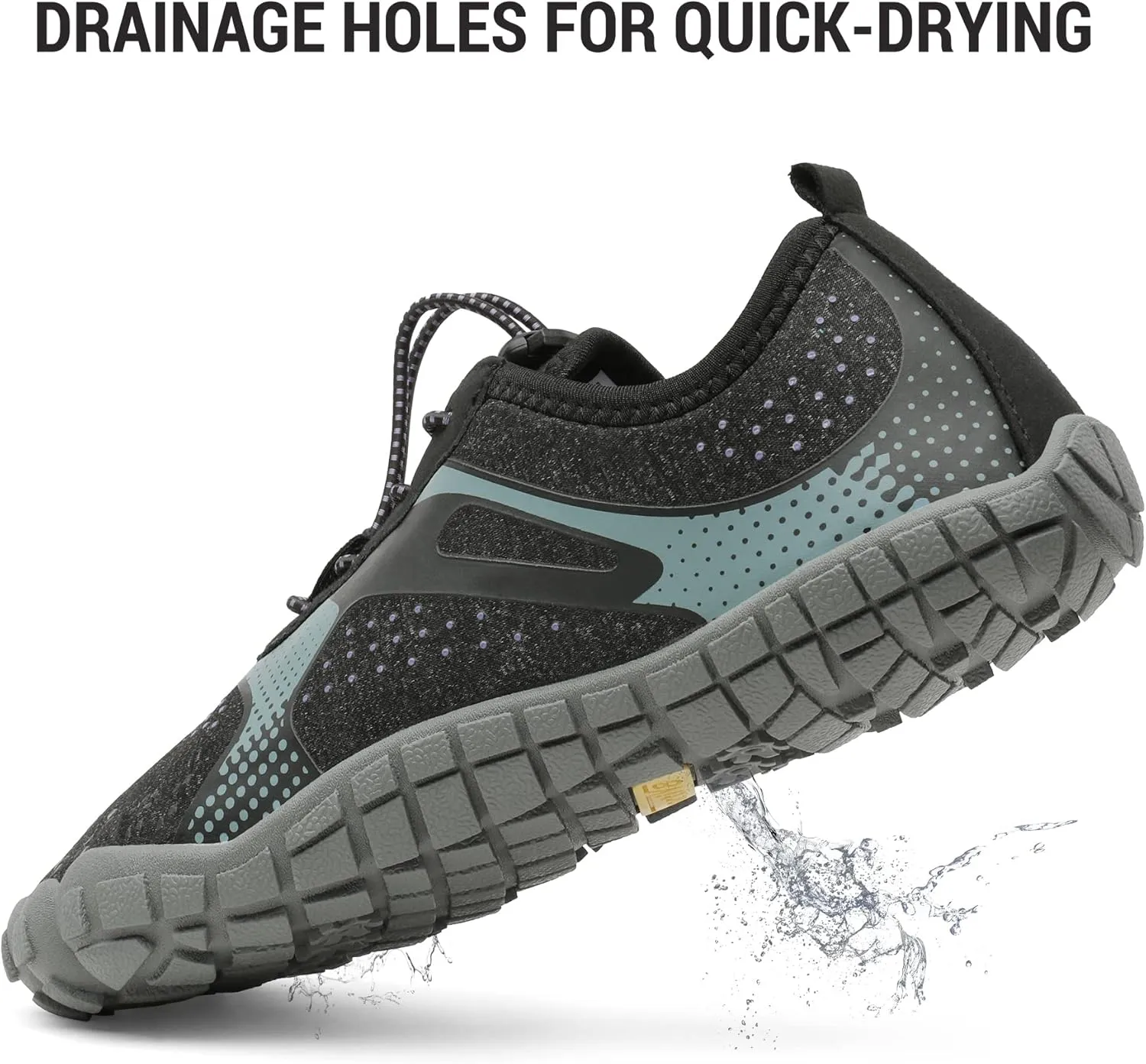 NORTIV 8 Women's Quick Dry Water Shoes Barefoot Sports Aqua Beach Pool Swim Shoes TREKLADY