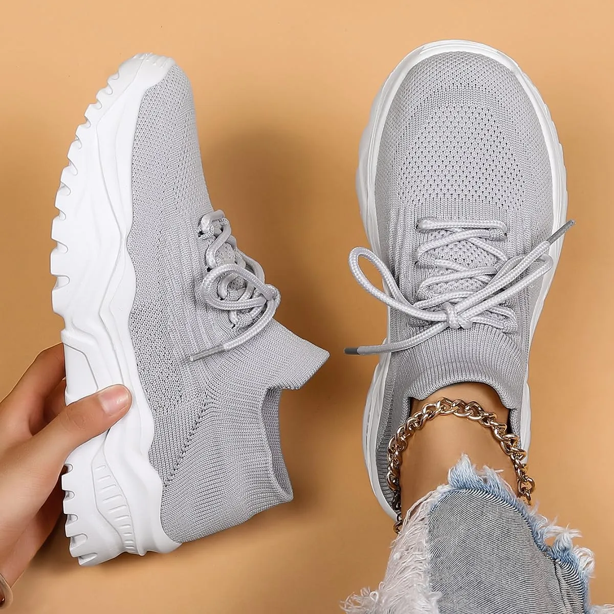 Nurse Babe Shoes Ortho Cloud Women's Shoes, 2025 New Classic Breathable Knit Slip-On Sneakers for Women on Feet All Day