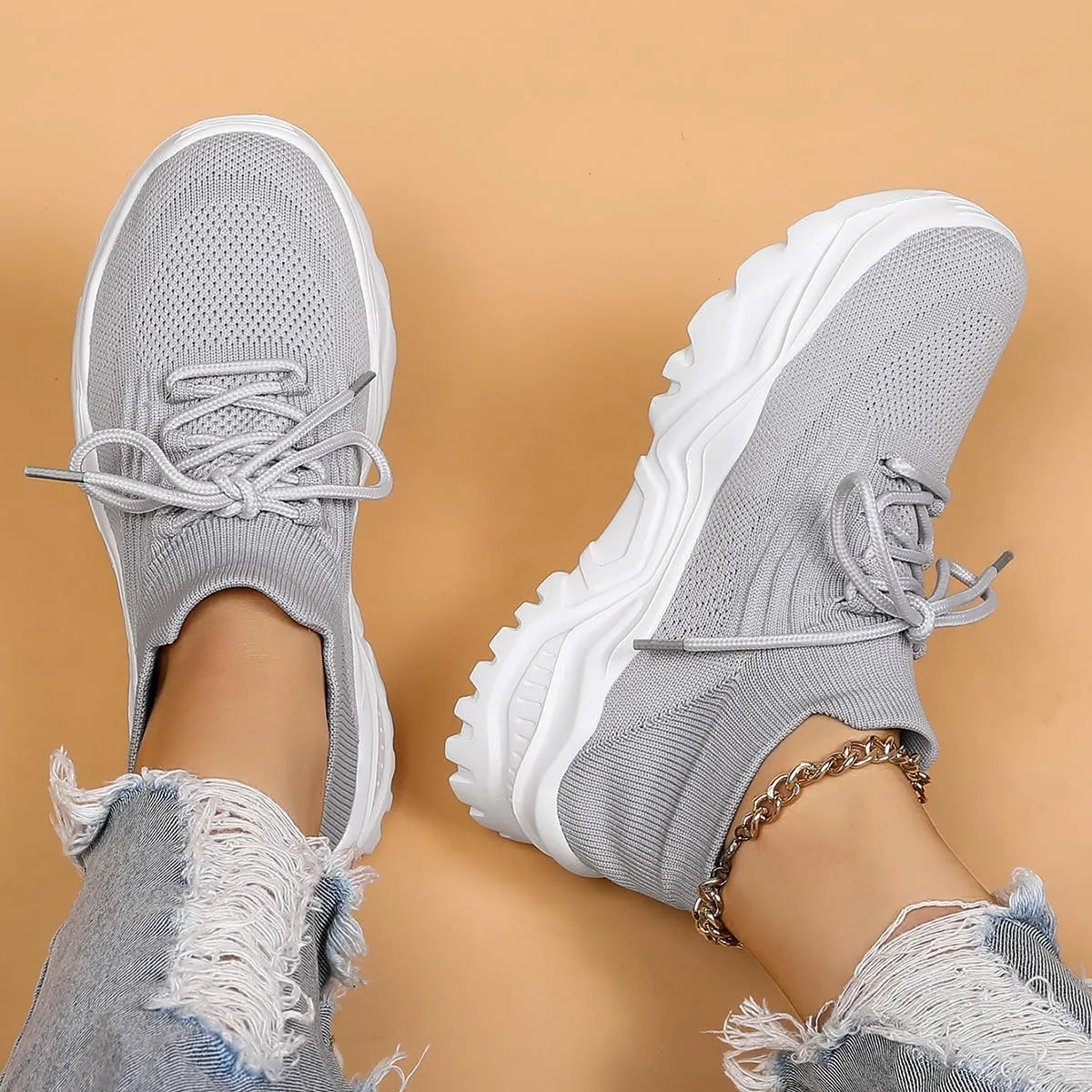 Nurse Babe Shoes Ortho Cloud Women's Shoes, 2025 New Classic Breathable Knit Slip-On Sneakers for Women on Feet All Day