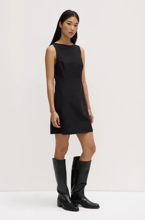 Octavia Mini Dress - Black