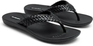 OKABASHI Women's Baha Flip Flop | Contoured Footbed w/Arch Support for All-Day Comfort | Slip-Resistant & Waterproof | Sustainably Made in The USA