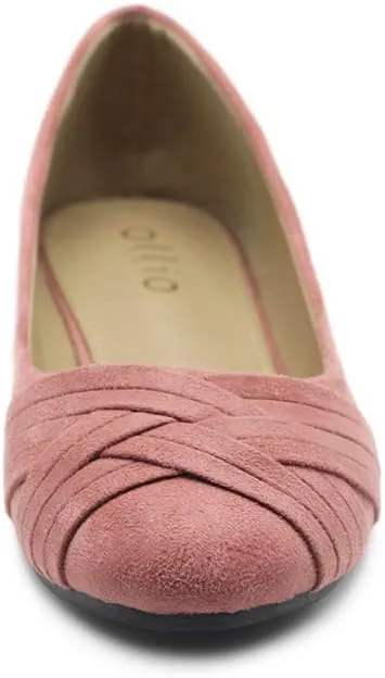 Ollio Women's Ballet Shoe Cute Casual Comfort Flat