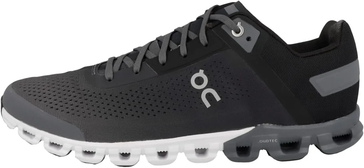 On(オン) Men's Running Shoe, Black/Asphalt, 11.5