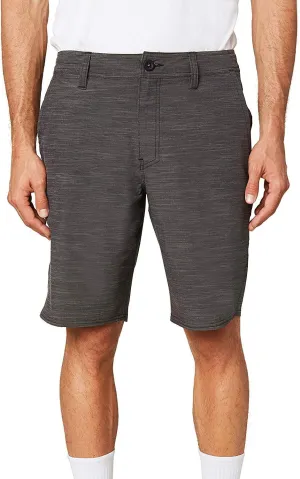 O'NEILL Men's Khaki Shorts, 20-Inch Outseam, Stretch Quick Dry Slub Fabric, Hybrid Chino Shorts Men, Casual and Active Wear