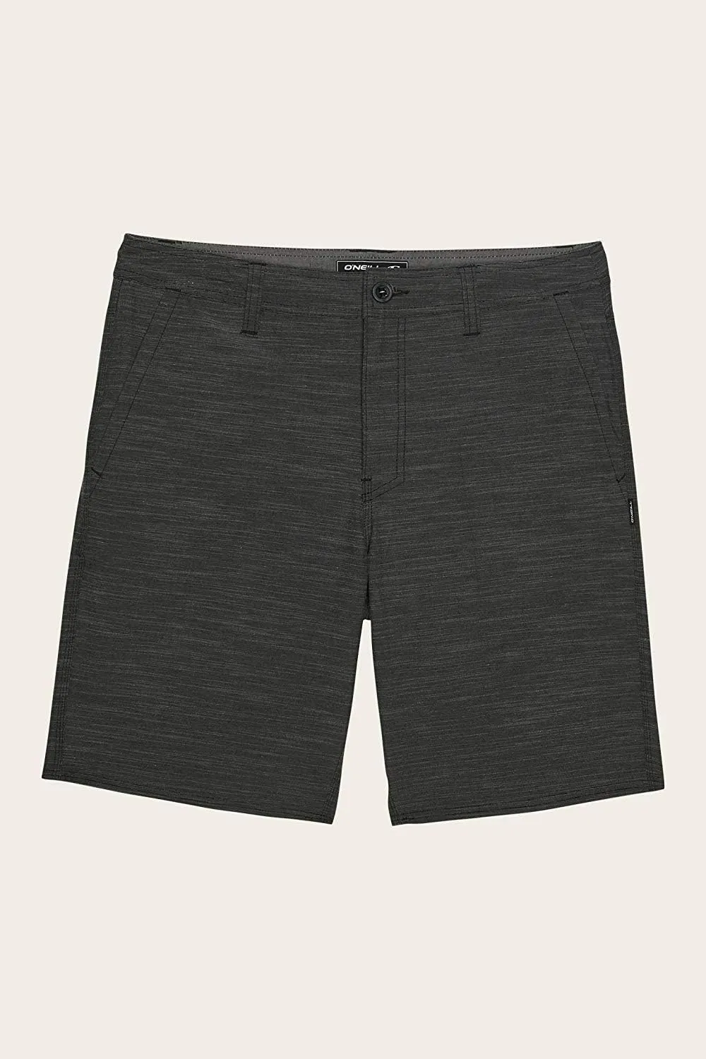 O'NEILL Men's Khaki Shorts, 20-Inch Outseam, Stretch Quick Dry Slub Fabric, Hybrid Chino Shorts Men, Casual and Active Wear