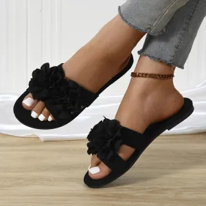 Open Toe Flats Sandals