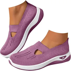 Orthopedic Shoes for Women Walking Shoes 2024 New Breathable Soft Orthopedic Slip-On Indoor Outdoor Casual Shoes