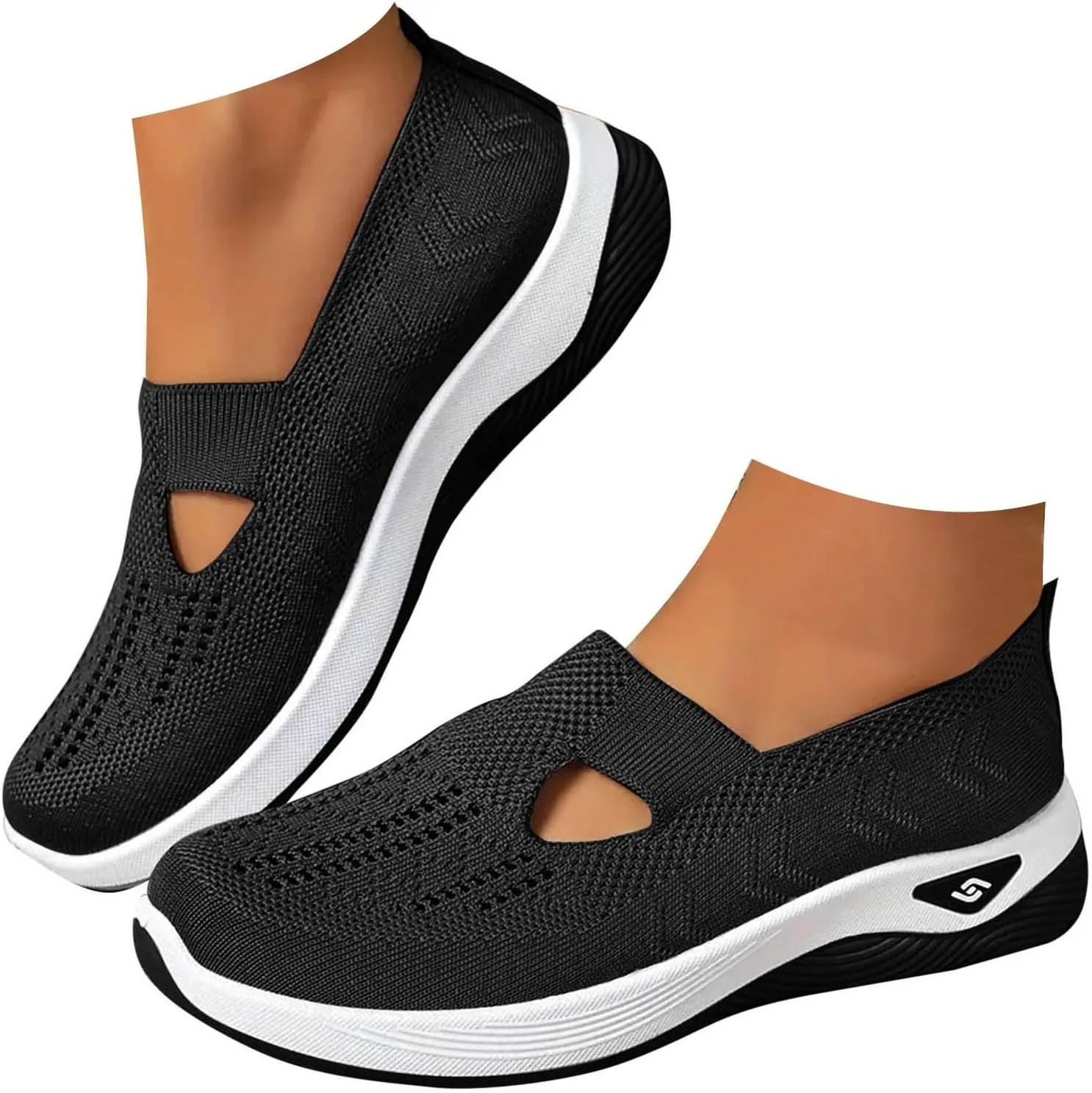 Orthopedic Shoes for Women Walking Shoes 2024 New Breathable Soft Orthopedic Slip-On Indoor Outdoor Casual Shoes