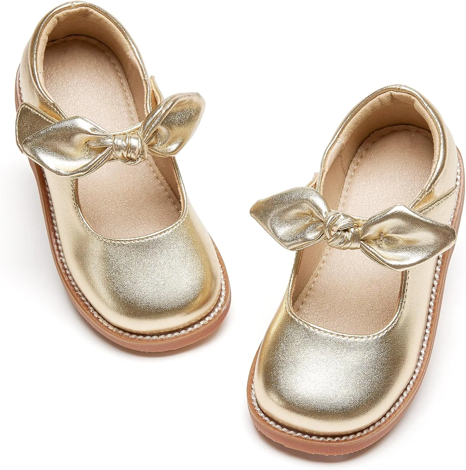 Otter MOMO Toddler/Little Girls Mary Jane Slip-on School Uniform Party Dress Shoes