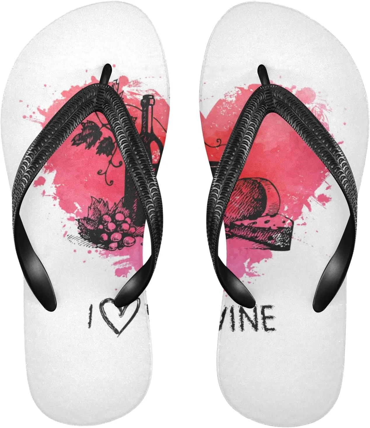 Oyihfvs Flip Flops Flip Sandal Home Slippers Hotel Spa Bedroom for Men Women XS-XXL