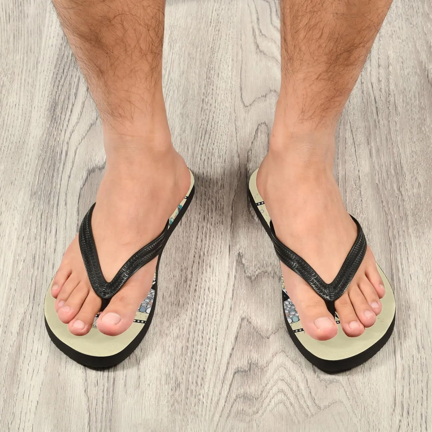 Oyihfvs Flip Flops Flip Sandal Home Slippers Hotel Spa Bedroom for Men Women XS-XXL